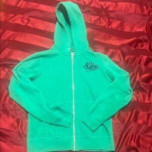 Nike Kids Green Hoodie
